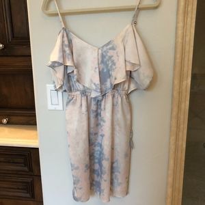 Kimchi Blue/ Urban Outfitters Silk Tie Dye Dress